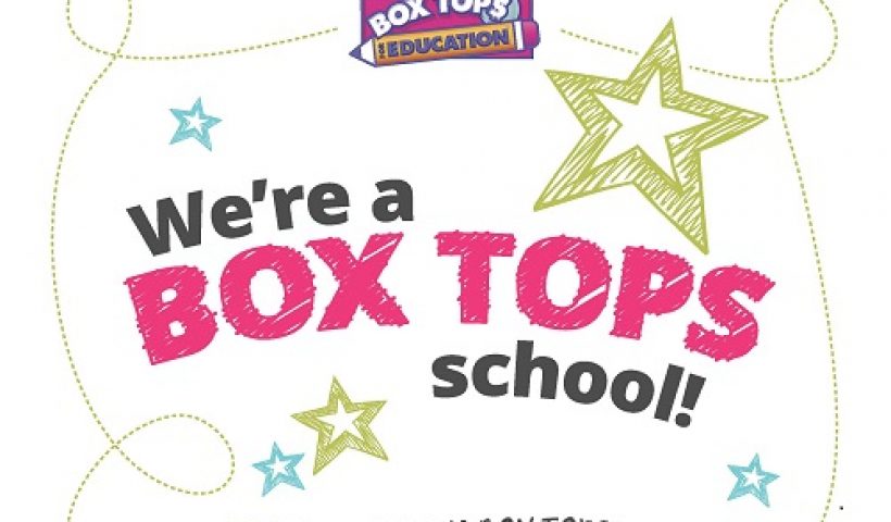 We're a Box Tops School Poster